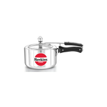 Pack of 1 Details about  / 1.5 Ltr Hard Anodised Aluminium Pressure Cooker From Hawkins Contura
